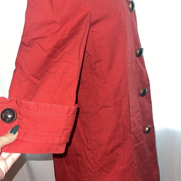 VERTIGO PARIS XSMALL 100% cotton TRENCH COAT - Picture 7 of 8